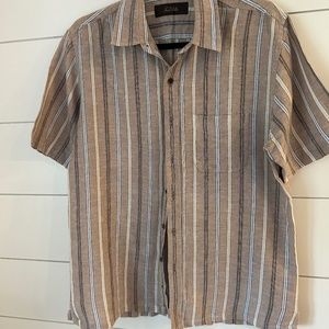 Mens short sleeved collared shirt